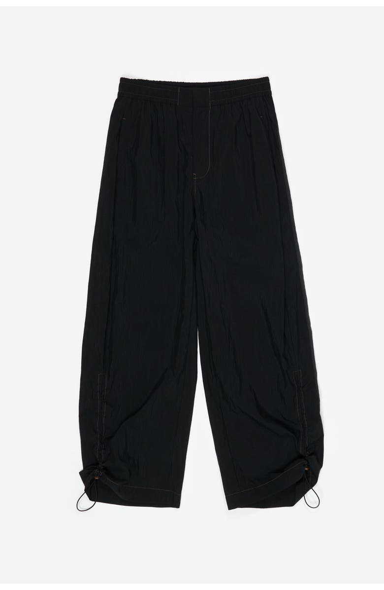 Bimba y Lola Gathered Jogger Trousers, Alternate, color, Black