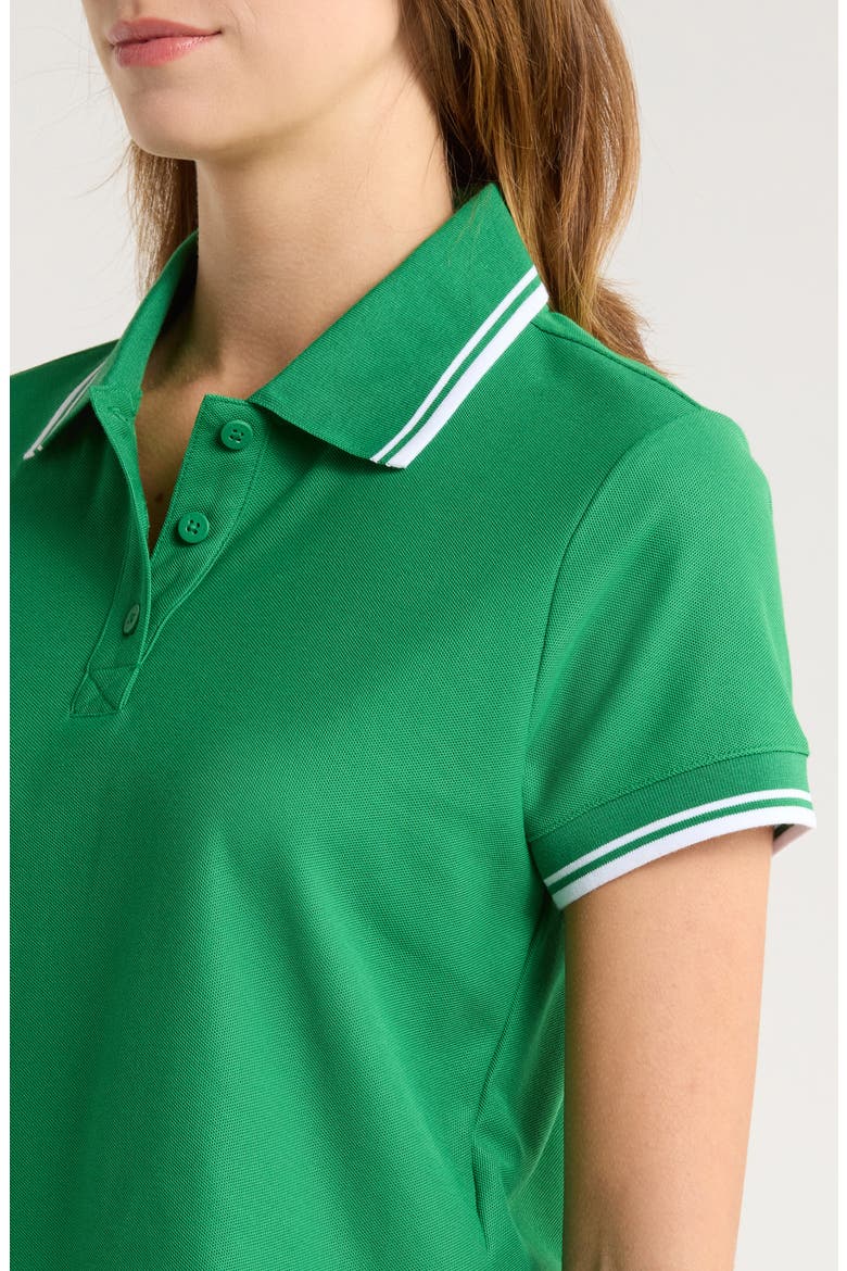 Country Club Polo Top, Alternate, color, HOME COURT GREEN