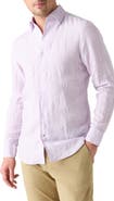 Robert Talbott Morgan Medium Stripe Linen Shirt
