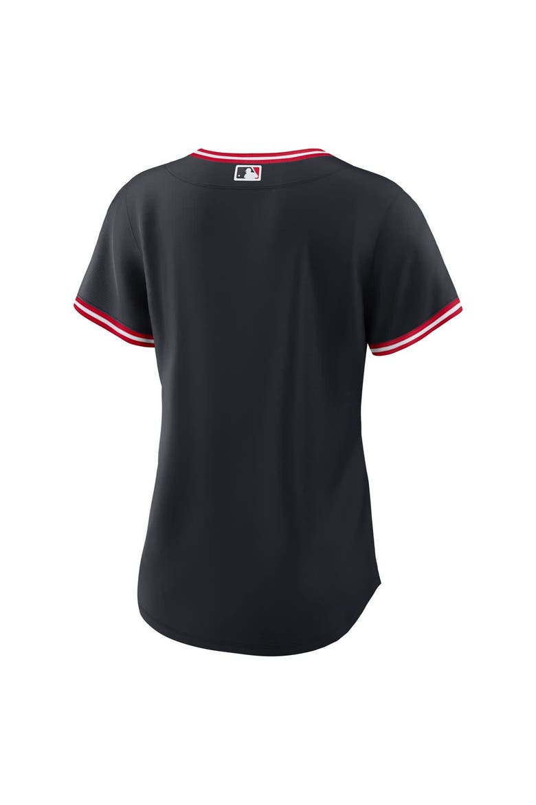 Women's Nike Navy Cleveland Guardians Alternate Replica Jersey, Alternate, color, Navy