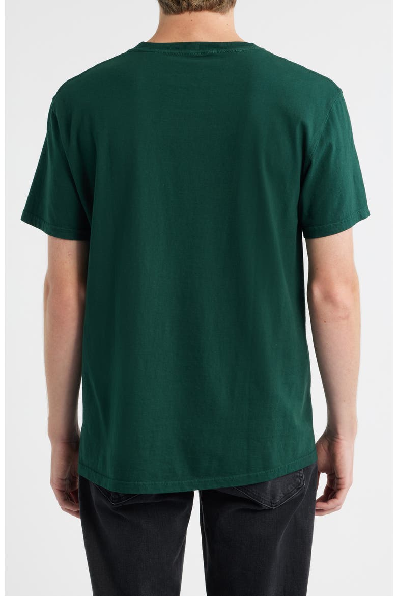 Core Logo Pocket T-Shirt, Alternate, color, DARK GREEN