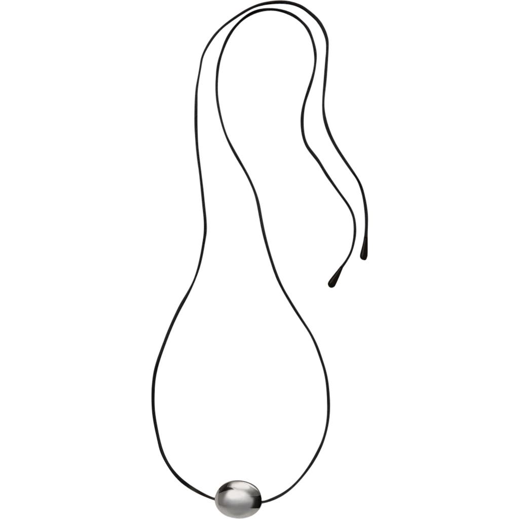 Annika Inez Small Ellipse Necklace in Silver  product