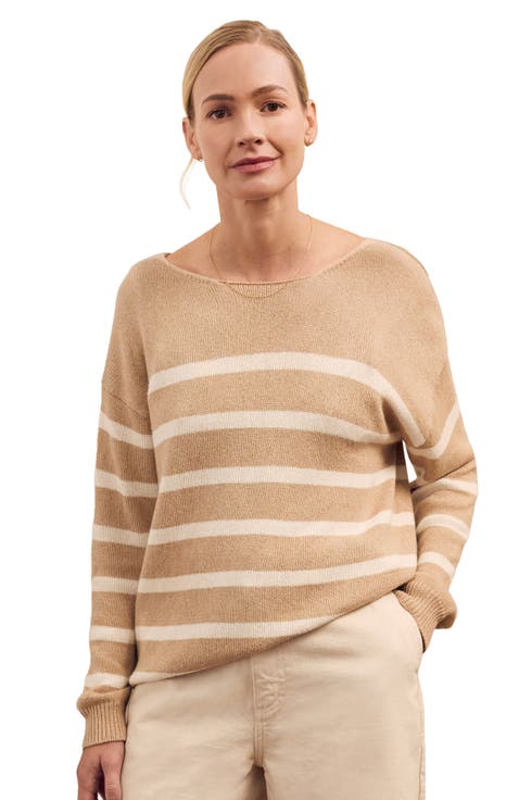 Gauzy Boat Neck Sweater