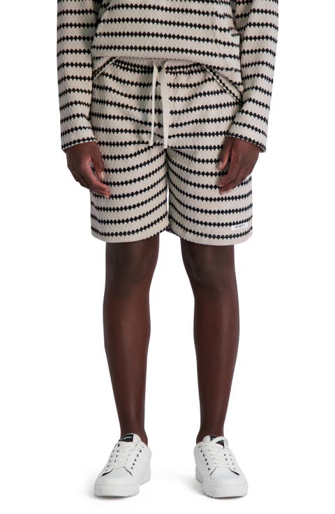 Stripe Knit Beach Shorts