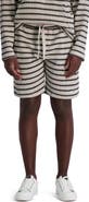 KARL LAGERFELD PARIS Stripe Knit Beach Shorts