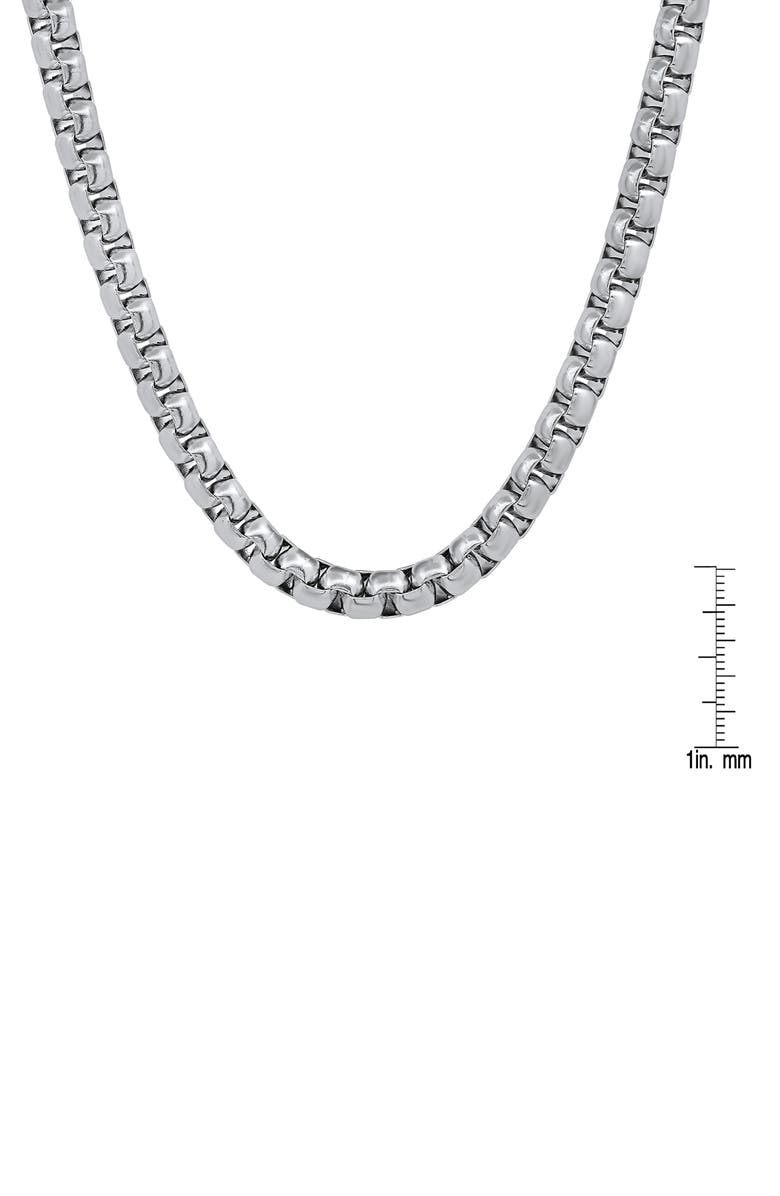 Hickey Freeman Men's Stainless Steel Single Chain Necklace, Alternate, color,