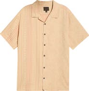 Billabong Garage Nashua Geo Pattern Cotton Camp Shirt