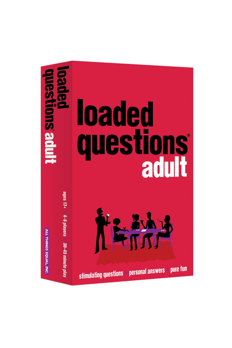 Adult Loaded Questions A Rousing Adult Party Game From All Things Equal, Main, color, Multicolored