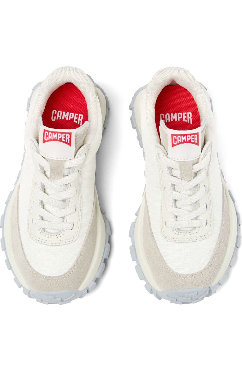 Camper Kids' Drift Trail Sneaker, Alternate, color, White Natu