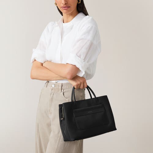 Radley London Holland Park Medium Ziptop Satchel Bag In Black