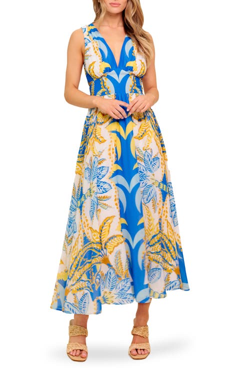 Print Midi Dress
