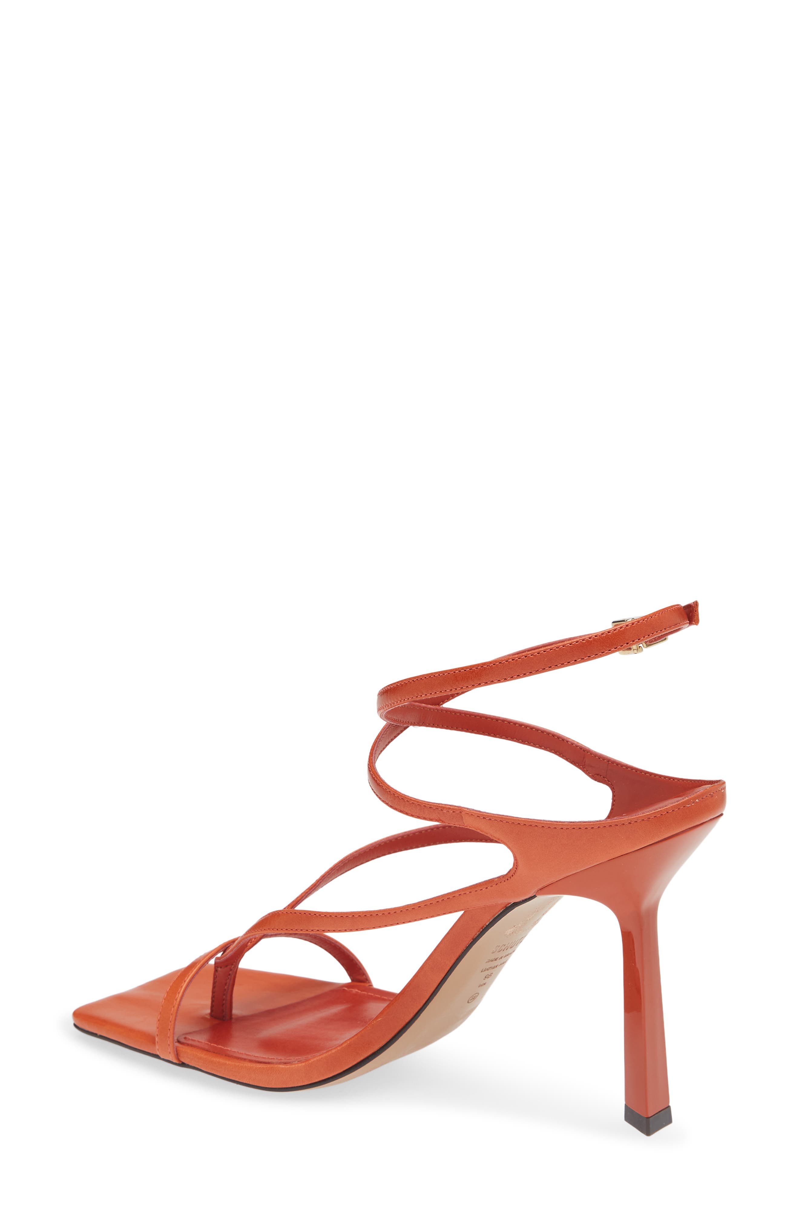 Amalfi Ankle Strap Sandal, Alternate, color, ORANGE CLAY