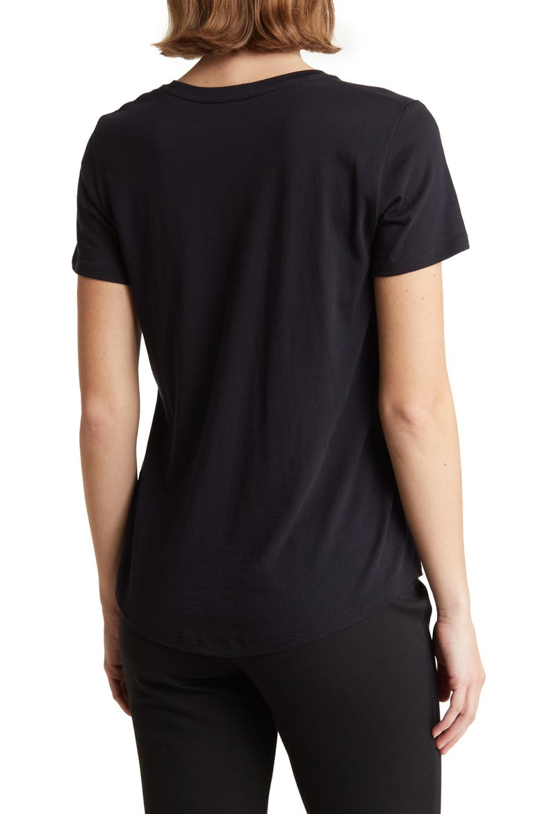Short Sleeve Shirttail Crewneck Tee, Alternate, color, COASTAL