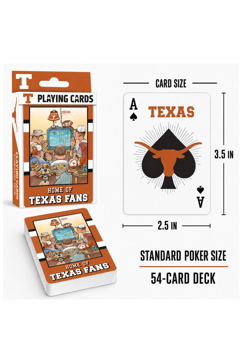 Texas Longhorns Fan Deck Playing Cards, Alternate, color, Multicolor