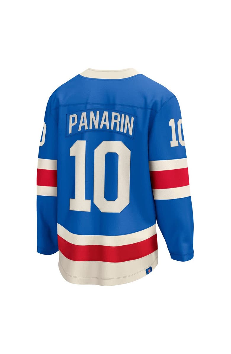 FANATICS Men's Fanatics Artemi Panarin Blue New York Rangers Centennial Breakaway Jersey, Alternate, color, Blue