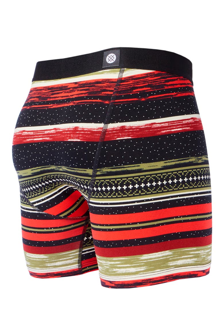Merry Merry Stretch Cotton Boxer Briefs, Alternate, color, RED MULTI