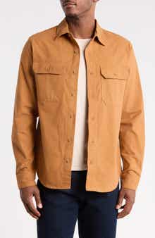 Solid Cotton Long Sleeve Shirt