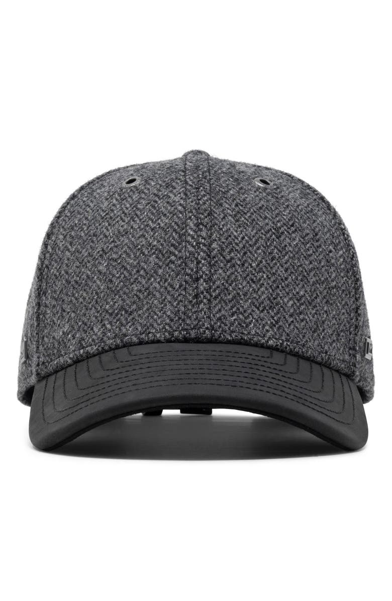 Melin Thermal A-Game Scout Adjustable Baseball Cap, Alternate, color, Charcoal Herringbone