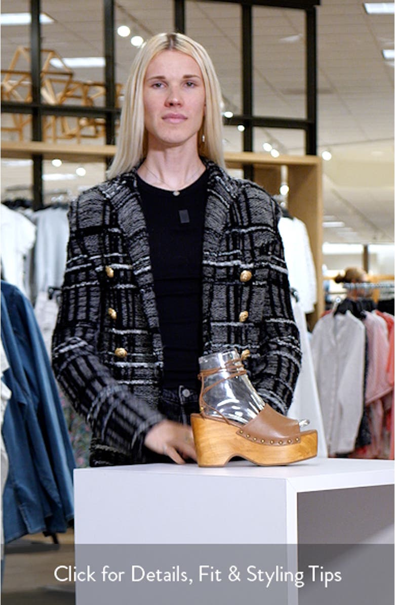 Front Row Ankle Wrap Platform Sandal, sales video thumbnail