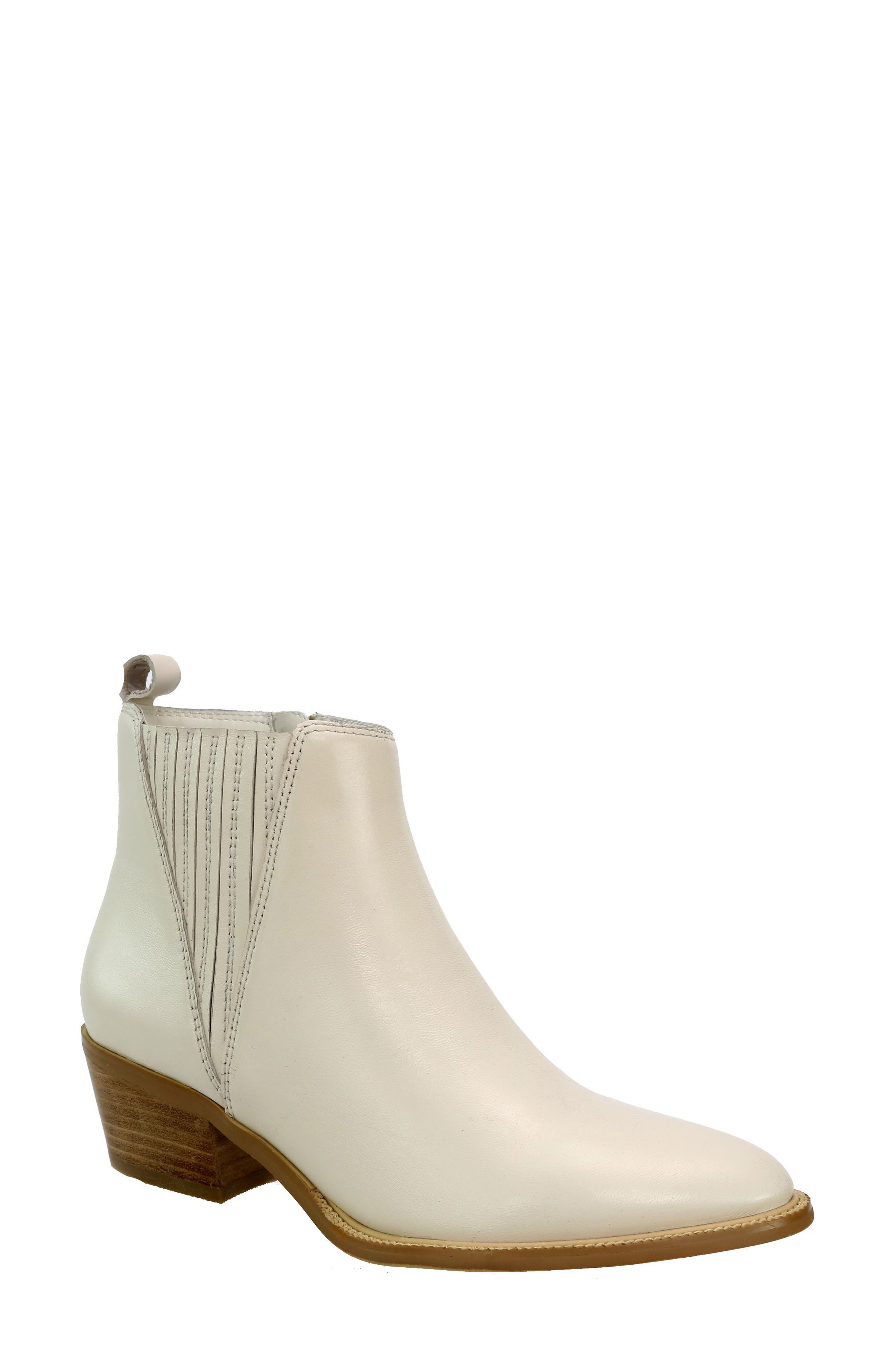 Focus Bootie, Main, color, OFF WHITE NAPPA