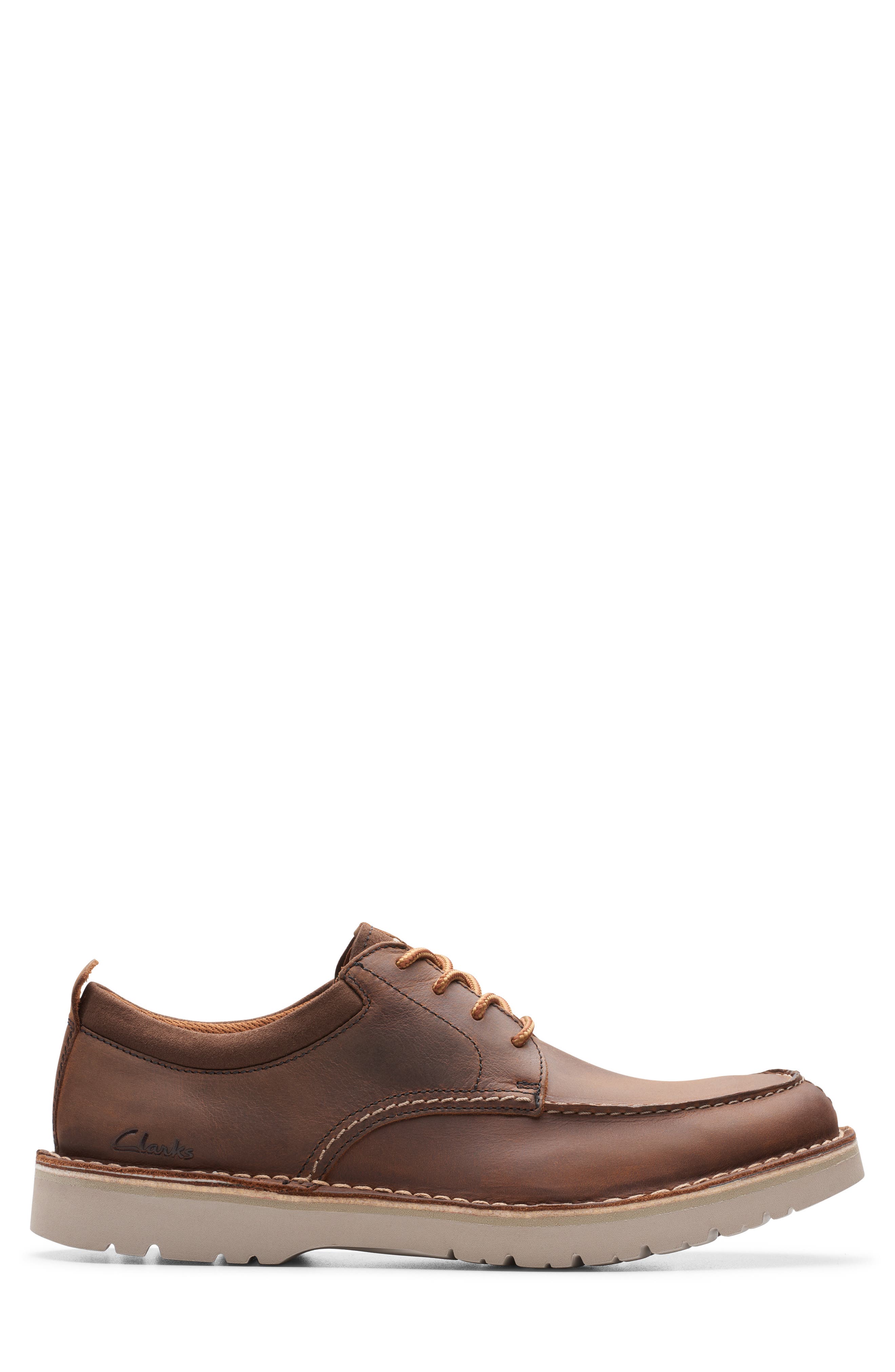 Clarks<sup>®</sup> Eastridge Moc Toe Derby, Alternate, color, Beeswax Leather
