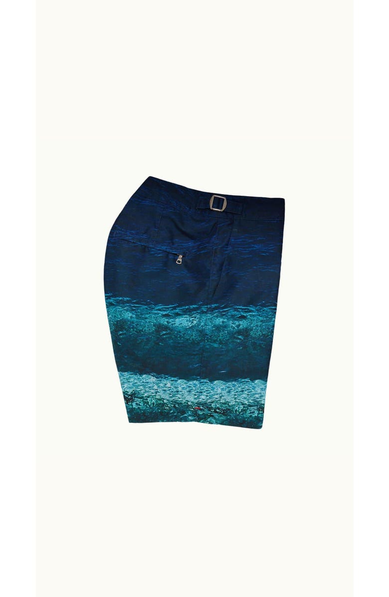 Orlebar Brown Bulldog Mid-Length Swim Shorts, Alternate, color, Deep Sea