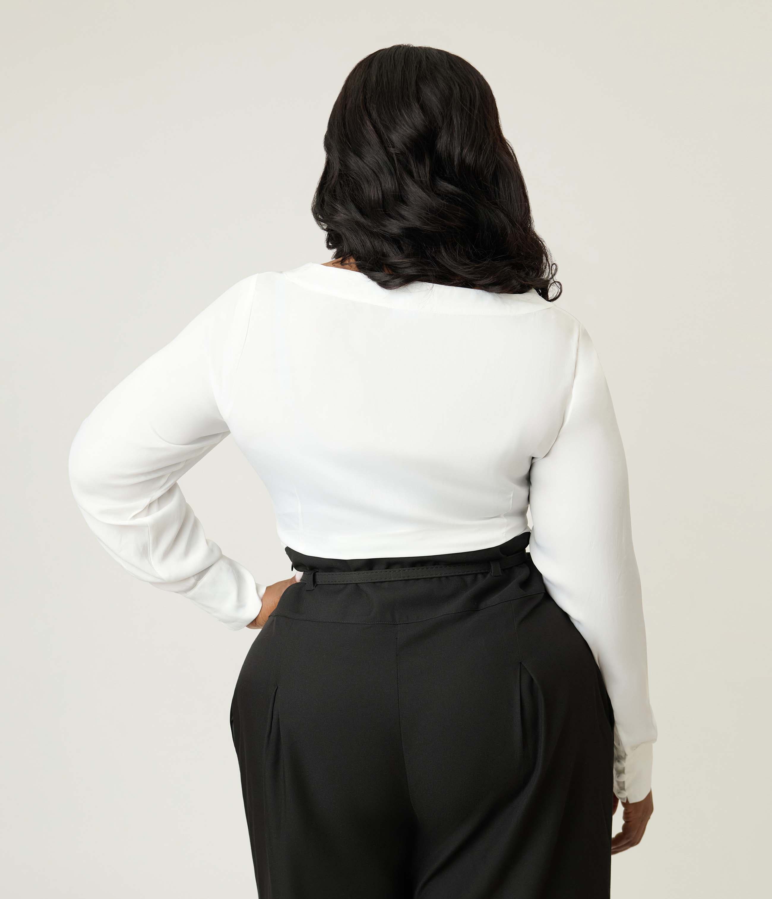 Plus Size Long Sleeve Blouse - image 2