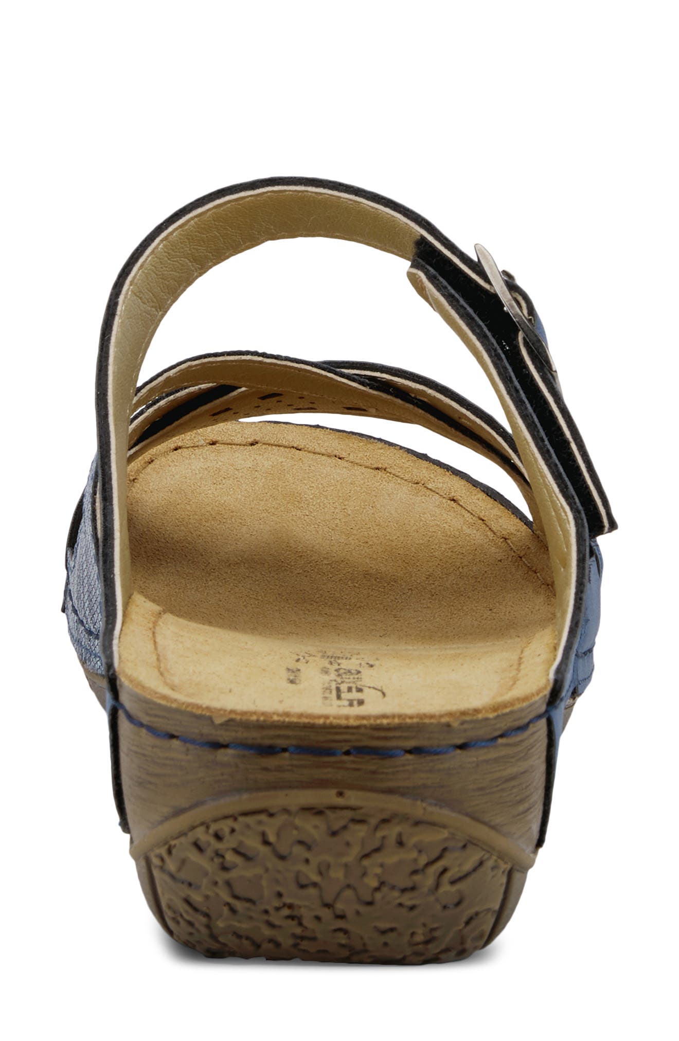 Denia Slide Sandal, Alternate, color, BLUE
