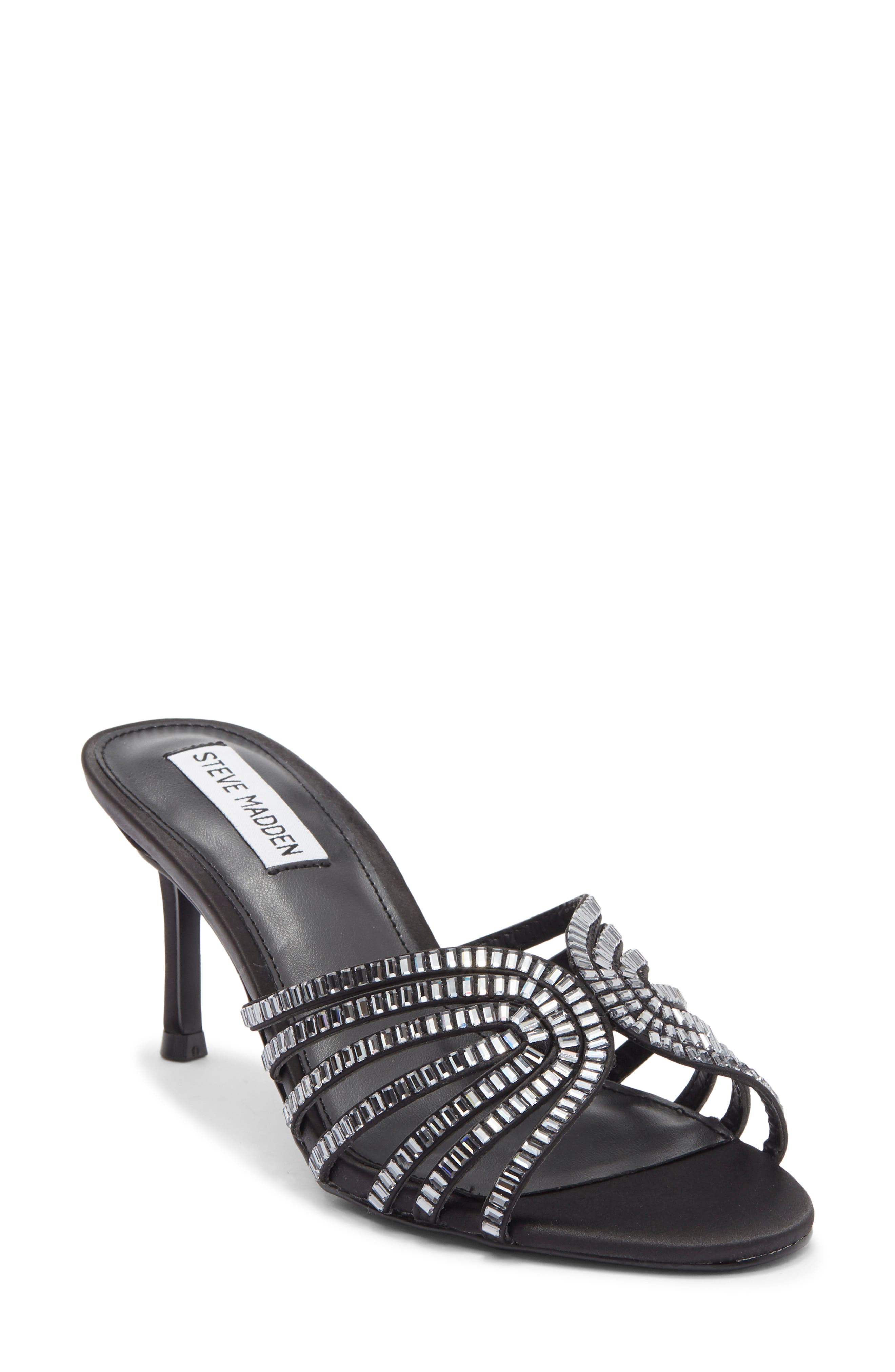 Steve Madden Melanyy Crystal Embellished Slide Sandal