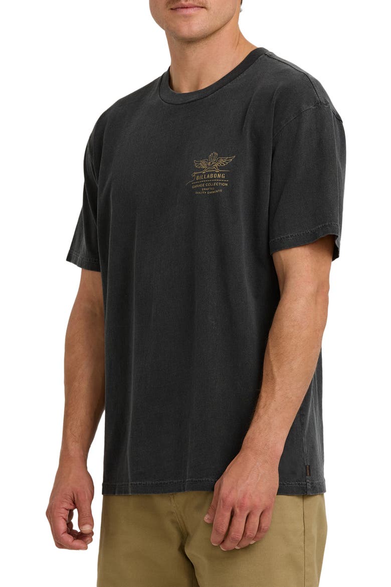 Wingspan Garage Short Sleeve Graphic T-Shirt, Alternate, color, WASHED BLACK