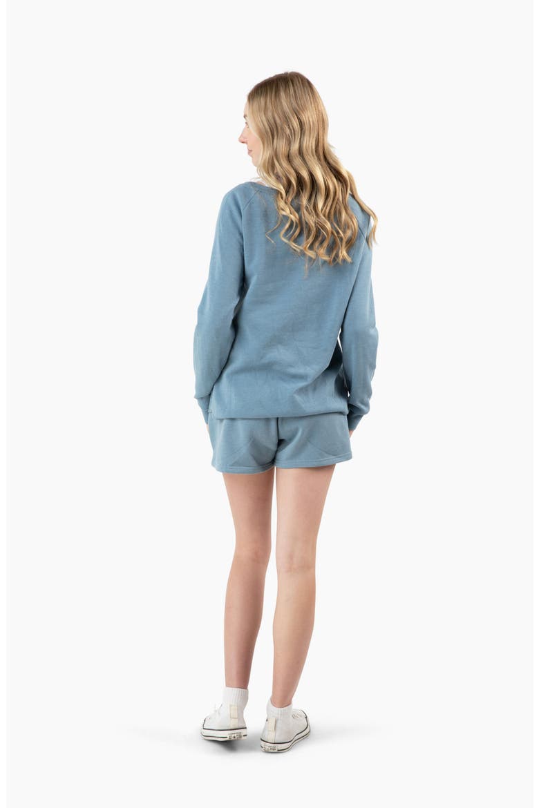 Women's Courtney Lightweight Wash Sweatshirt, Alternate, color, Misty Blue