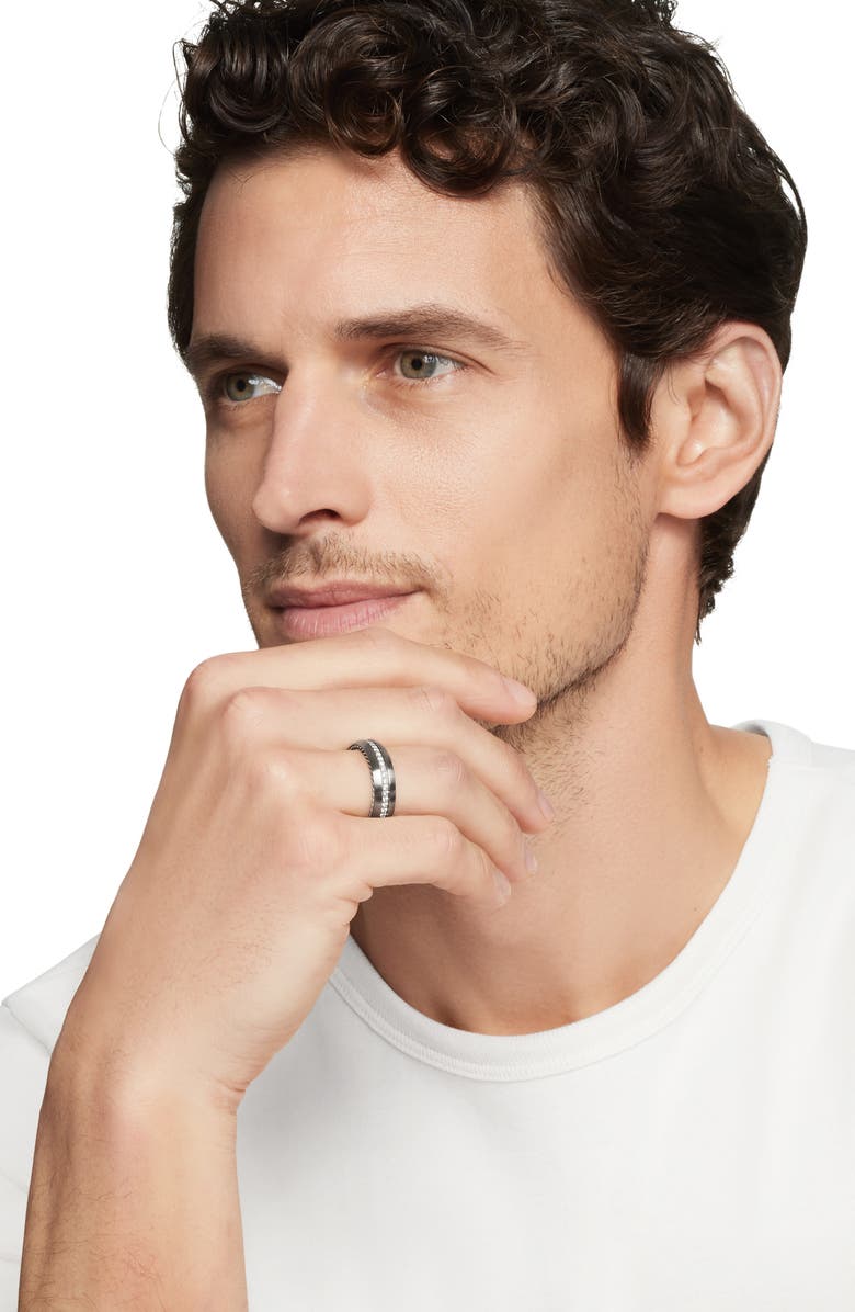 David Yurman Streamline<sup>®</sup> Narrow Band Ring with Diamonds, Alternate, color, 