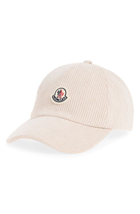 Logo Patch Corduroy Baseball Cap