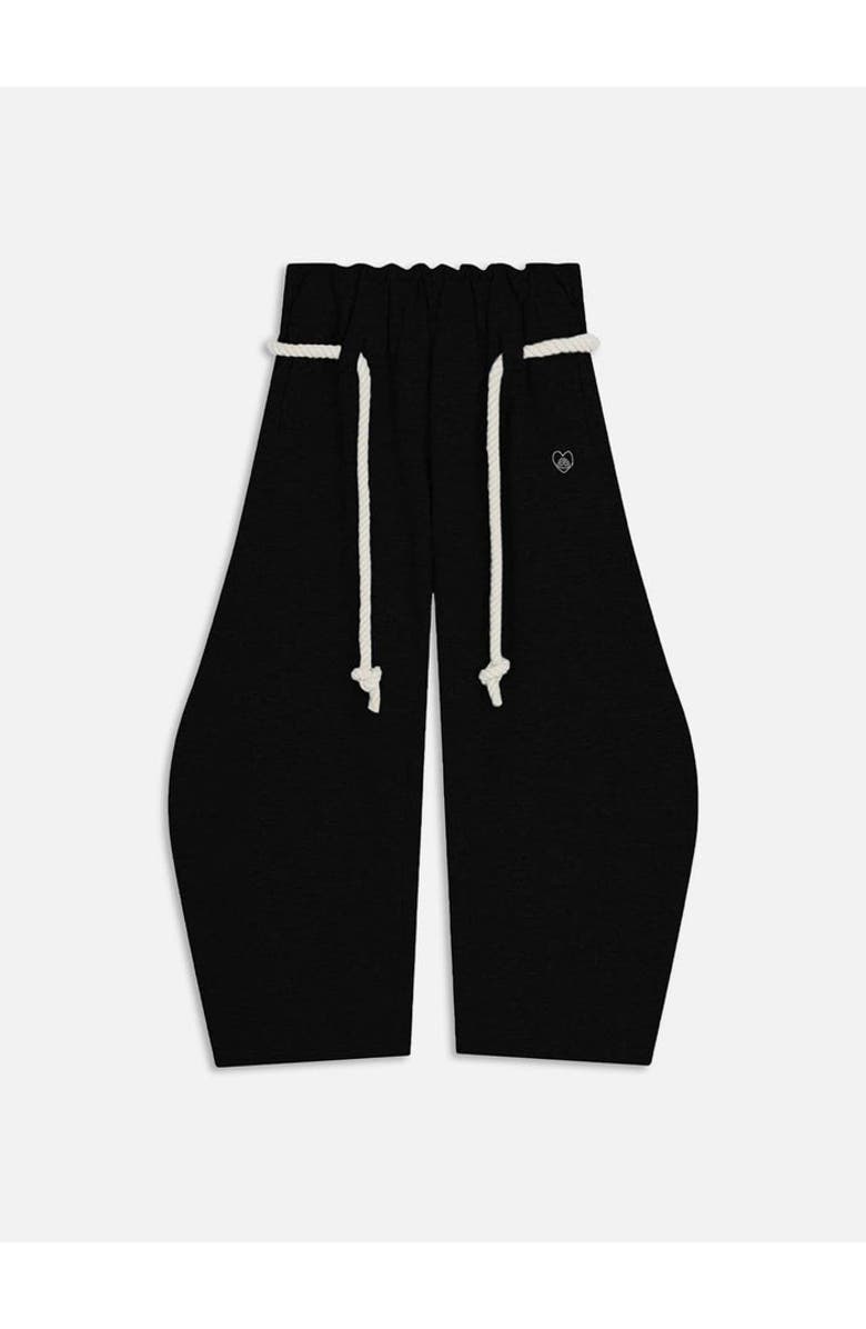 AELFRIC EDEN Stripe Super Baggy Barrel Sweatpants, Main, color, Black