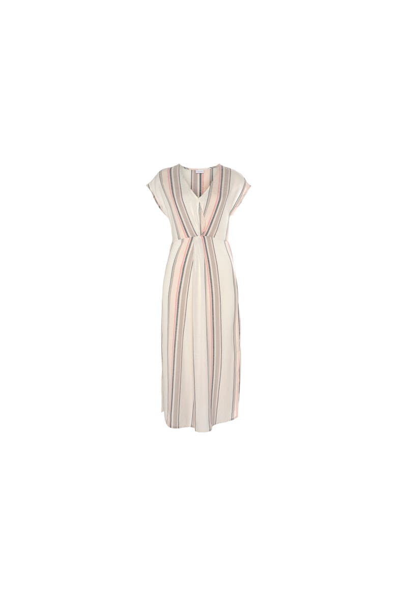 Women's Striped V-Neck Dress, Alternate, color, Multi Striped