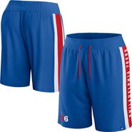 FANATICS Men's Fanatics Branded Royal Philadelphia 76ers Referee Iconic Mesh Shorts