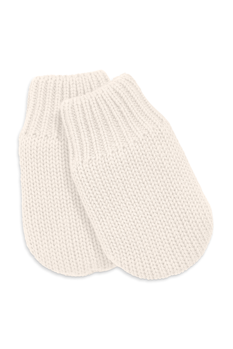 Baby Knit Mittens, Alternate, color, Oat