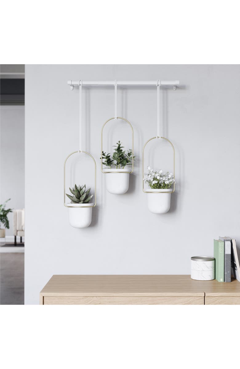Umbra Triflora Hanging Planter, Alternate, color, 