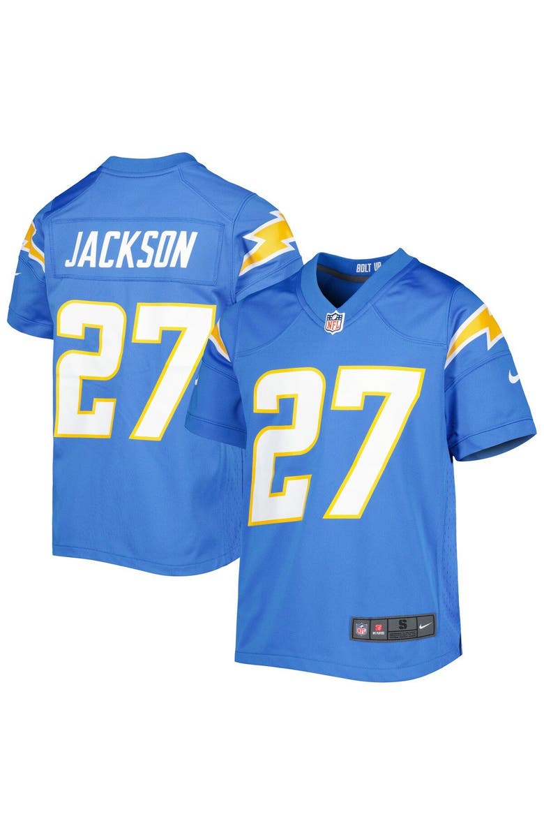 Nike Youth Nike JC Jackson Powder Blue Los Angeles Chargers Game Jersey, Main, color, 