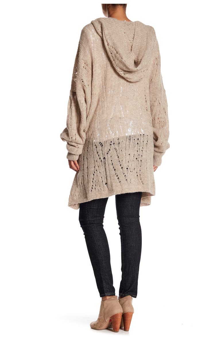 Free People Lemon Drop Hooded Cardigan, Alternate, color,