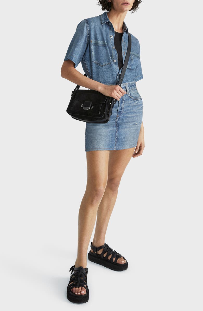 rag & bone Liquid Miramar Shirtdress, Alternate, color, 