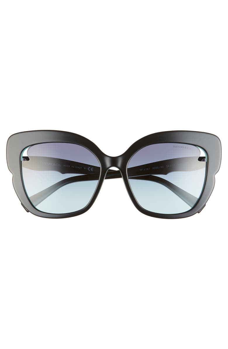 Tiffany & Co. 56mm Square Cat Eye Sunglasses, Alternate, color, 