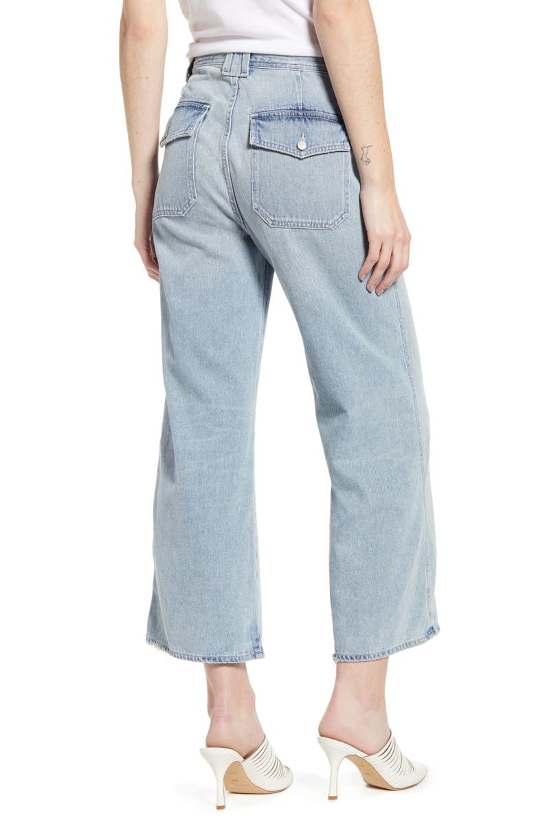 Citizens of Humanity Eva Utility Crop Wide Leg Jeans, Alternate, color, 