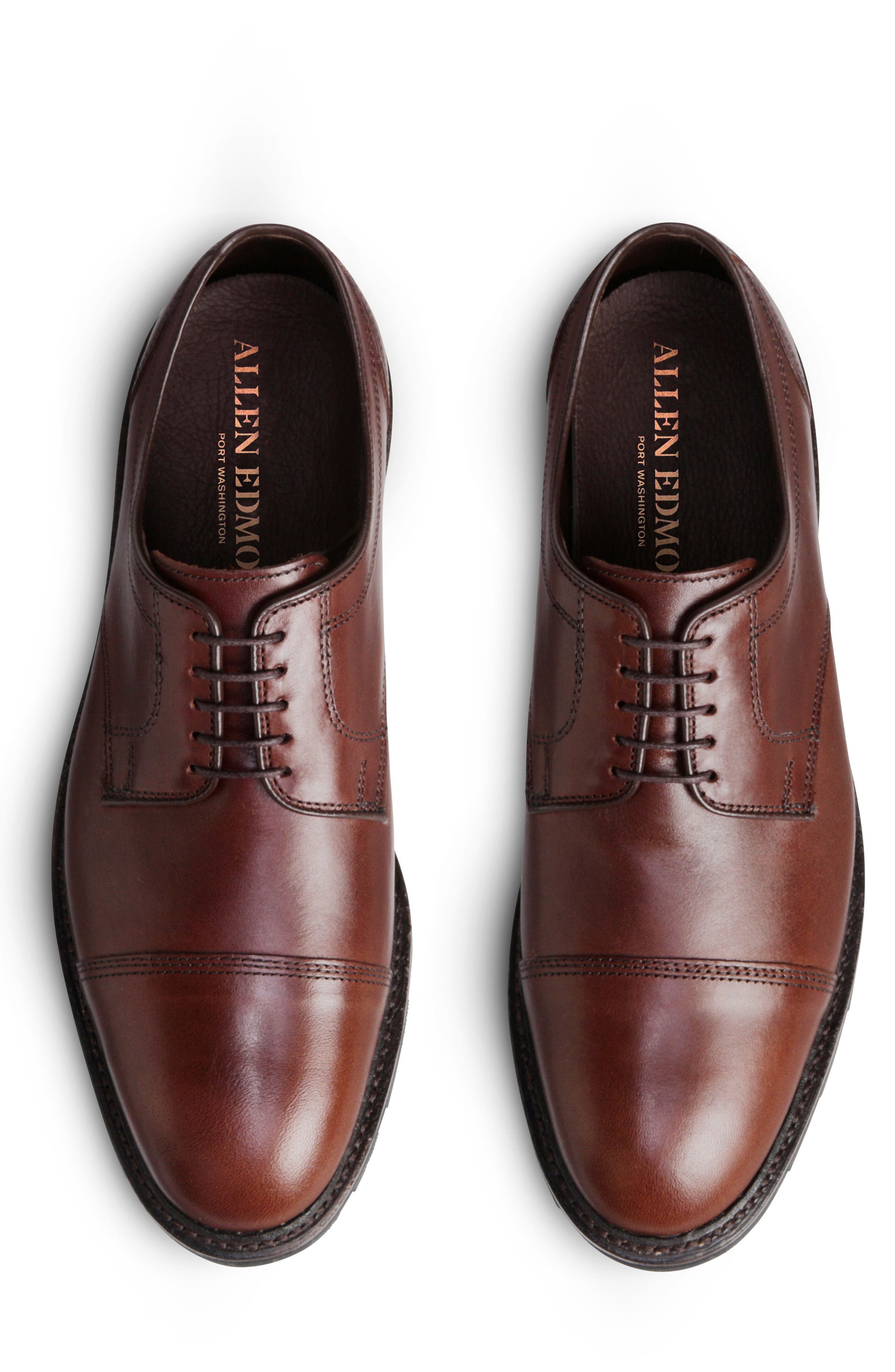 Ace Cap Toe Derby, Alternate, color, TOBACCO