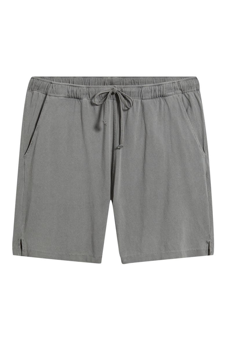 Caza Featherweight Knit Organic Cotton Drawstring Shorts, Main, color, SLATE