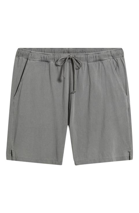 Caza Featherweight Knit Organic Cotton Drawstring Shorts