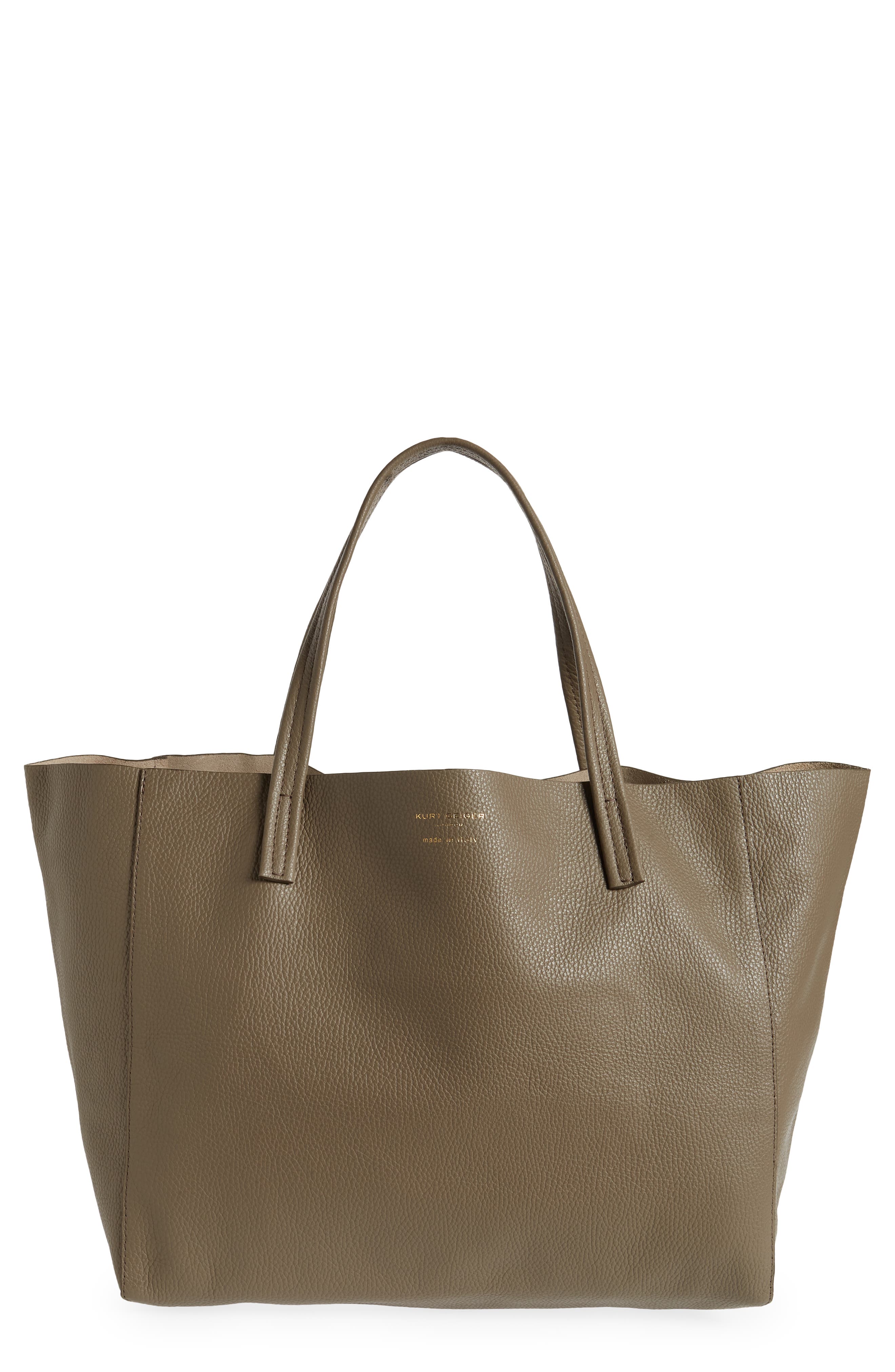 Kurt Geiger London Violet Leather Tote, Main, color, 