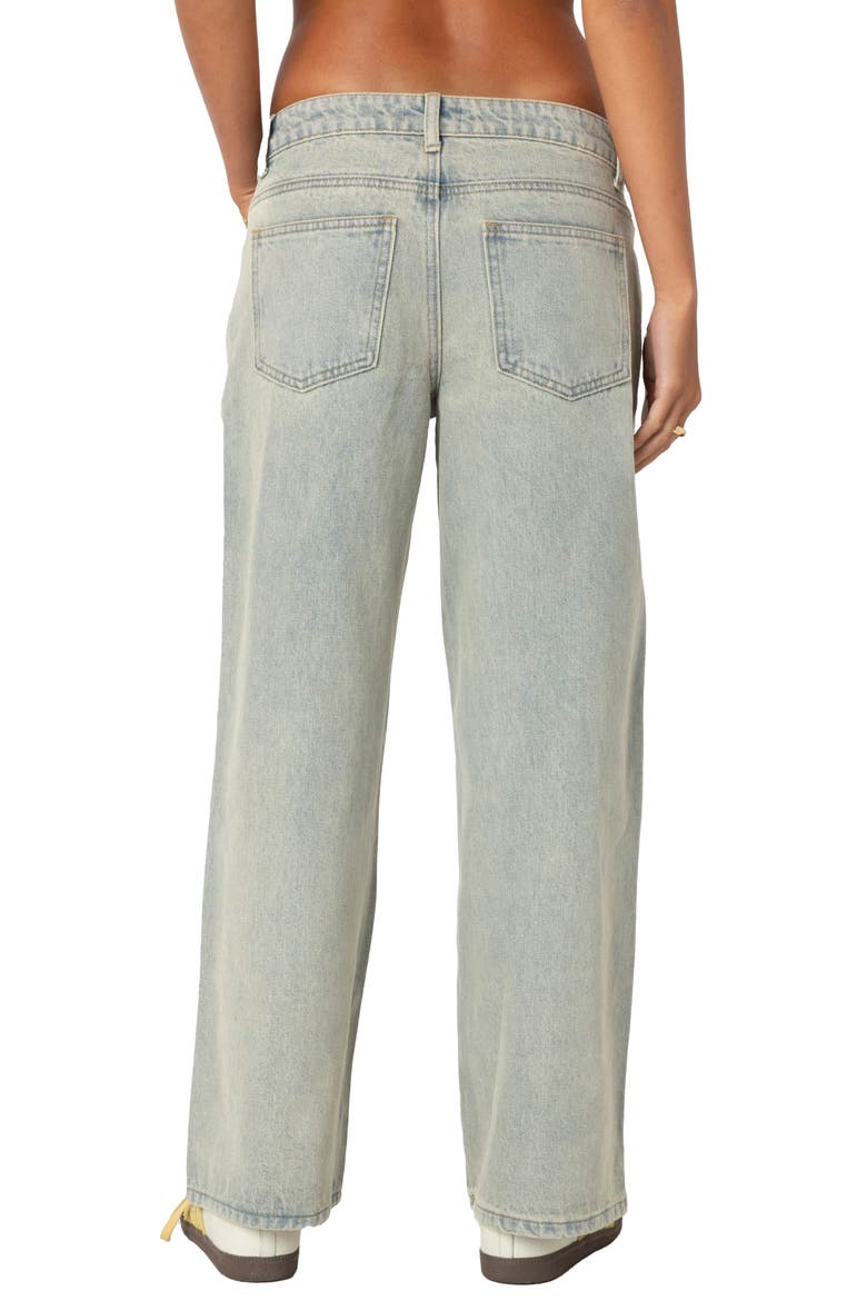 Magda Low Rise Wide Leg Jeans, Alternate, color, BLUE
