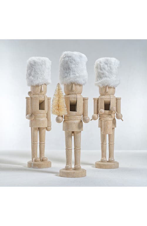 Zodax Ortwin Set Of 3 Nutcracker Figurines In Brown