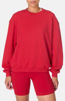 Sweaty Betty Revive Crewneck Cotton Blend Sweatshirt